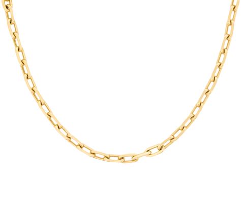 santos de cartier 18 carat necklace.